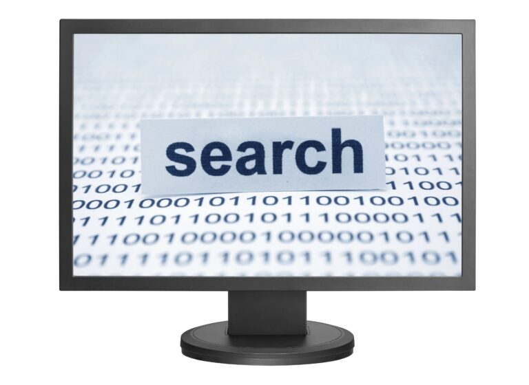 eSearch Free Text PC with search on screen