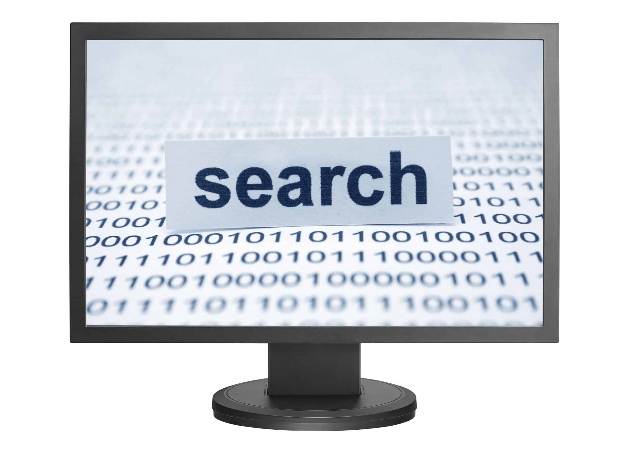 eSearch Free Text PC with search on screen